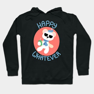 Happy Whatever Polar Bear With Juice Box Hoodie